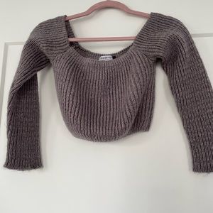 Fashion nova crop top sweater